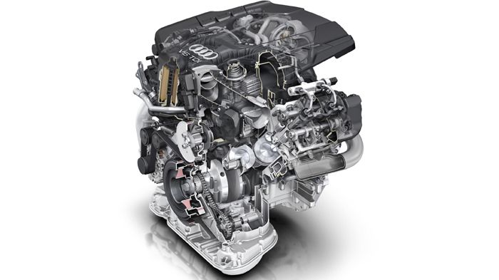Το ανανεωμένο A7 Sportback θα λανσαριστεί με το νέο 3λιτρο V6 TDI Clean Diesel μοτέρ του Ομίλου, το οποίο αποδίδει 218 ή 272 ίππους, ενώ έχει κατανάλω